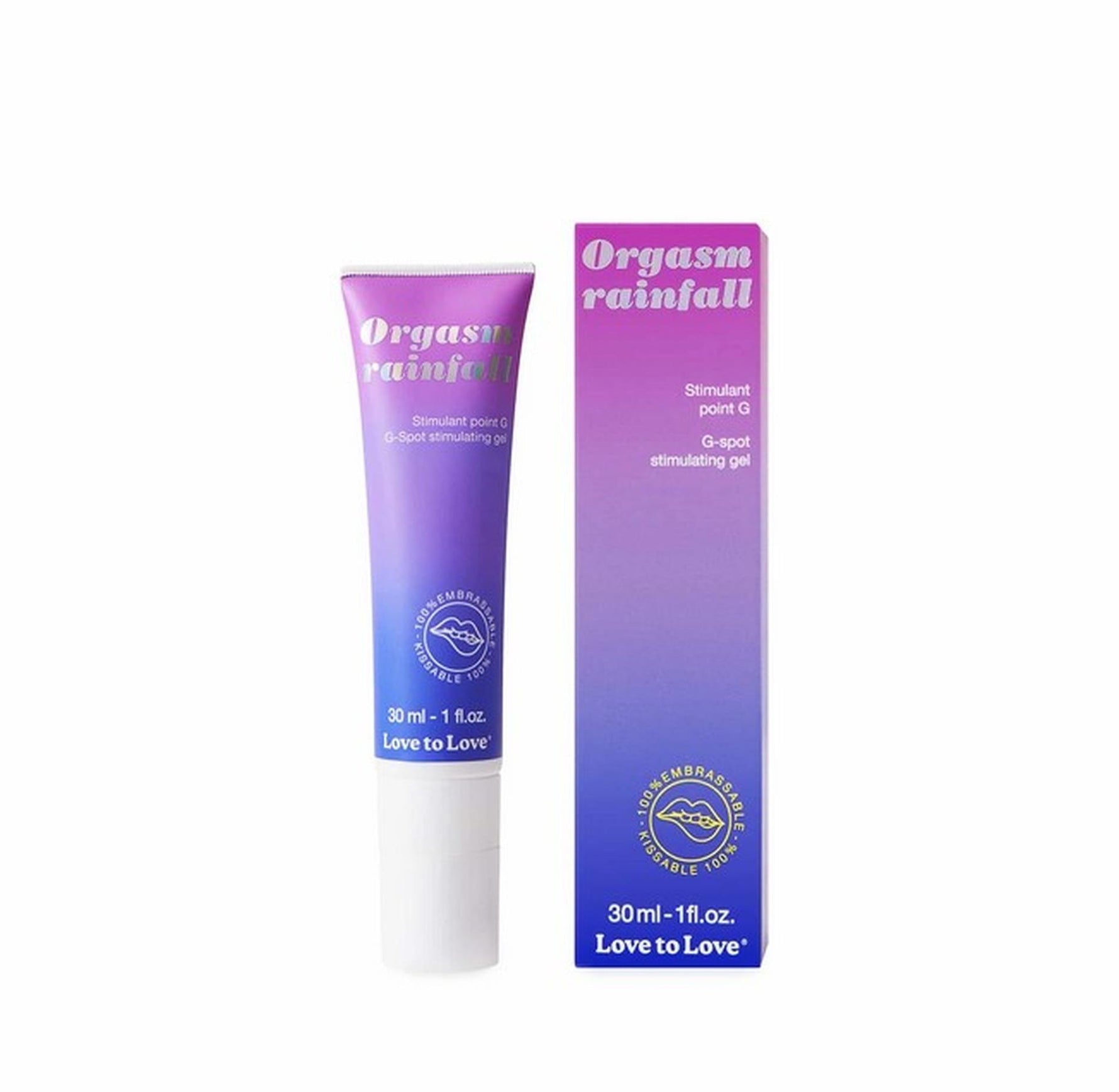 Gel stimulator pentru punctul G Orgasm Rainfall Love to Love 30ml