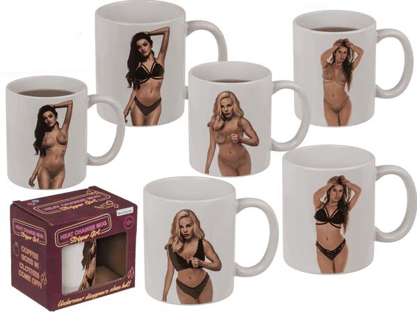 Cană termică cu efect Stripper Girl Let's Play Together 350 ml