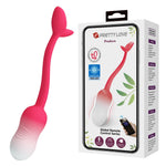 Ou vibrant Pretty Love Poulsen cu aplicație, silicon, USB, rezistent la apă