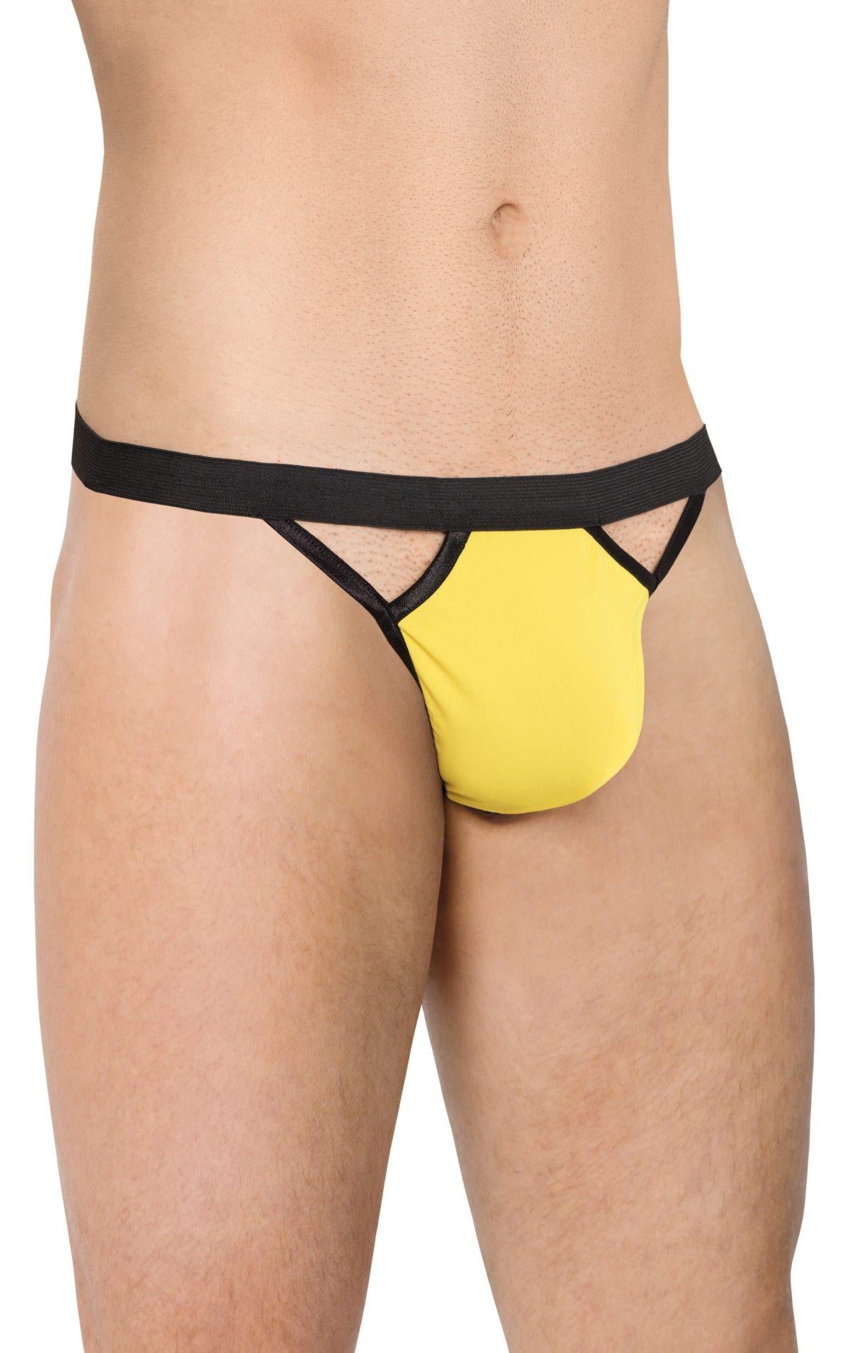 Tanga bărbătească SoftLine 4530 galben, mărime unică