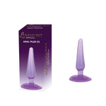 Plug anal Lovesecret cu ventuză, violet, 11 cm