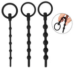Set de 3 dopuri de penis din silicon Penisplug 16 cm