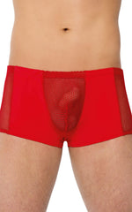 SoftLine Collection 4515 tanga din plasă roșu M