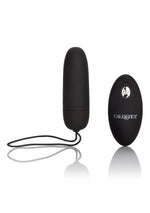 Ou vibrant din silicon Calexotics cu telecomandă, negru, 9 cm