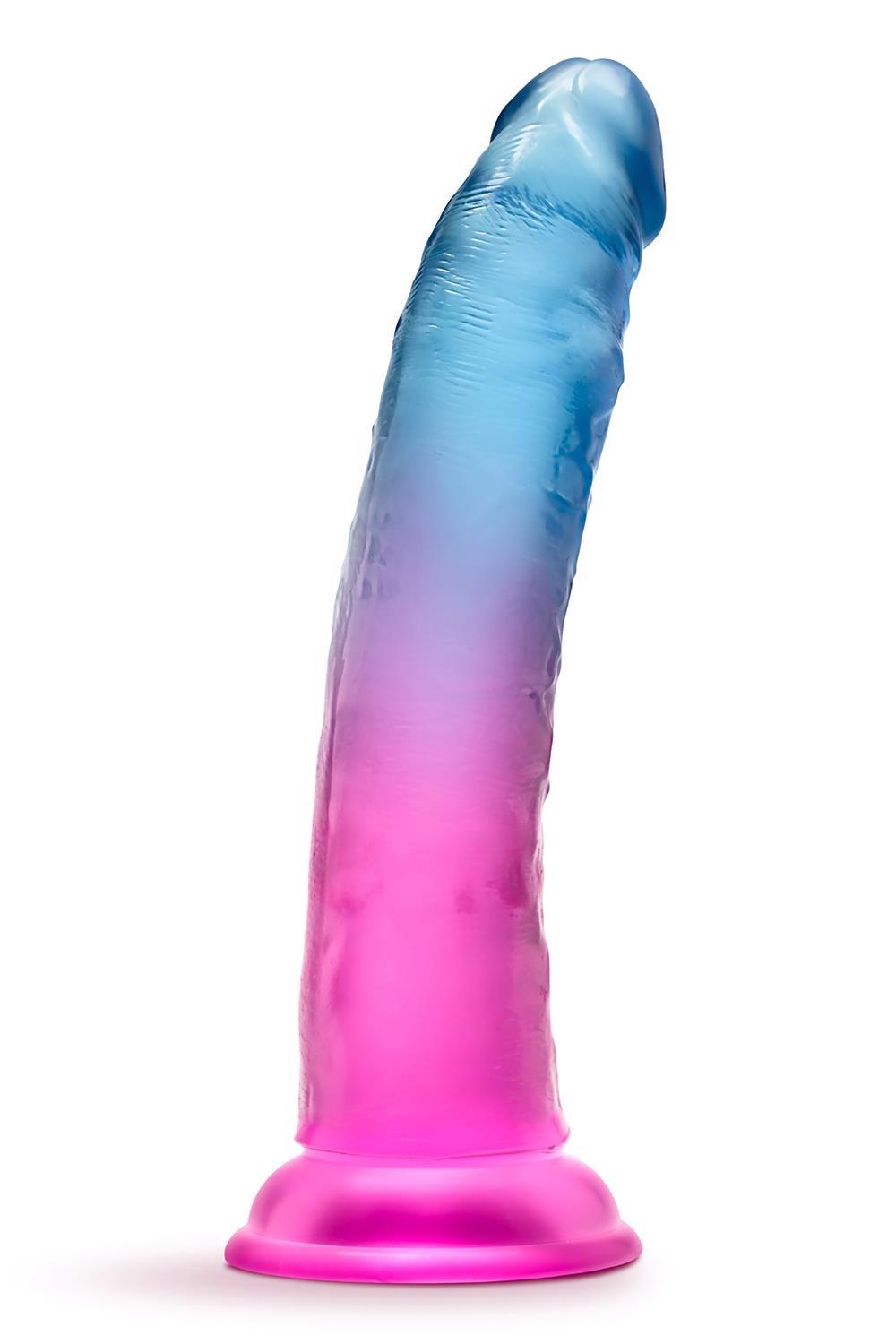 Dildo cu ventuză Blush B Yours Beautiful Sky Sunset de 18 cm
