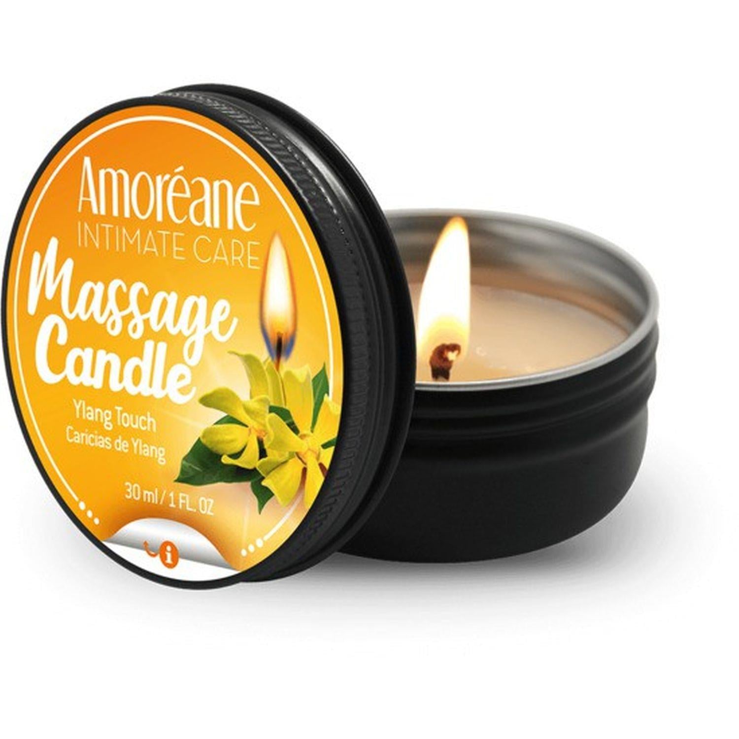 Lumânare de masaj Ylang Touch Amoreane 30 ml