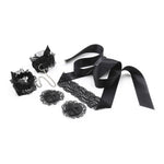 Set de bondage Lace Me Up Crushious negru