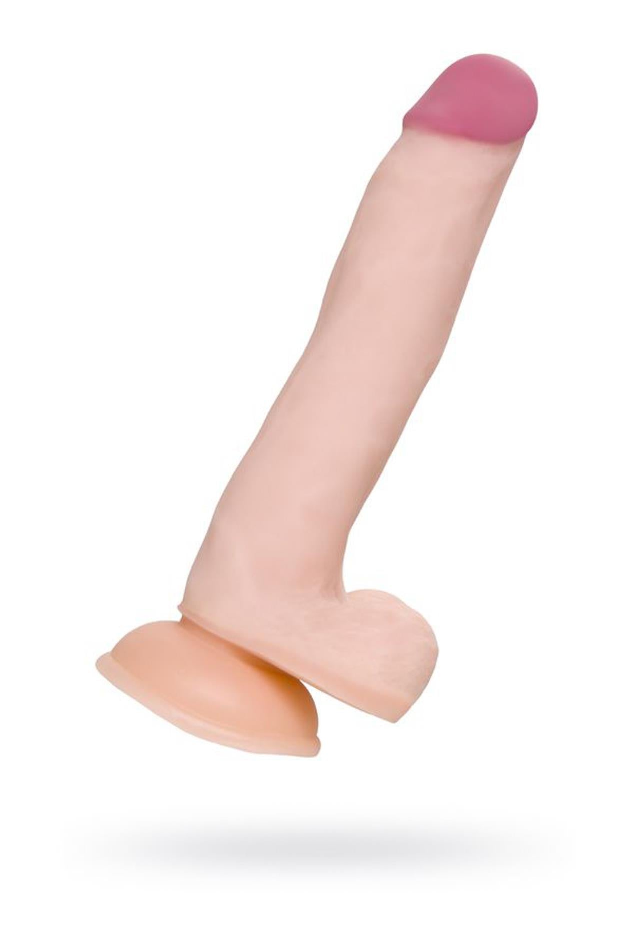 Dildo realist cu ventuză A Toys TOYFA Minc TPE 21 cm