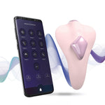 Vibrator USB din silicon Temptation Adrien Lastic controlat prin aplicație