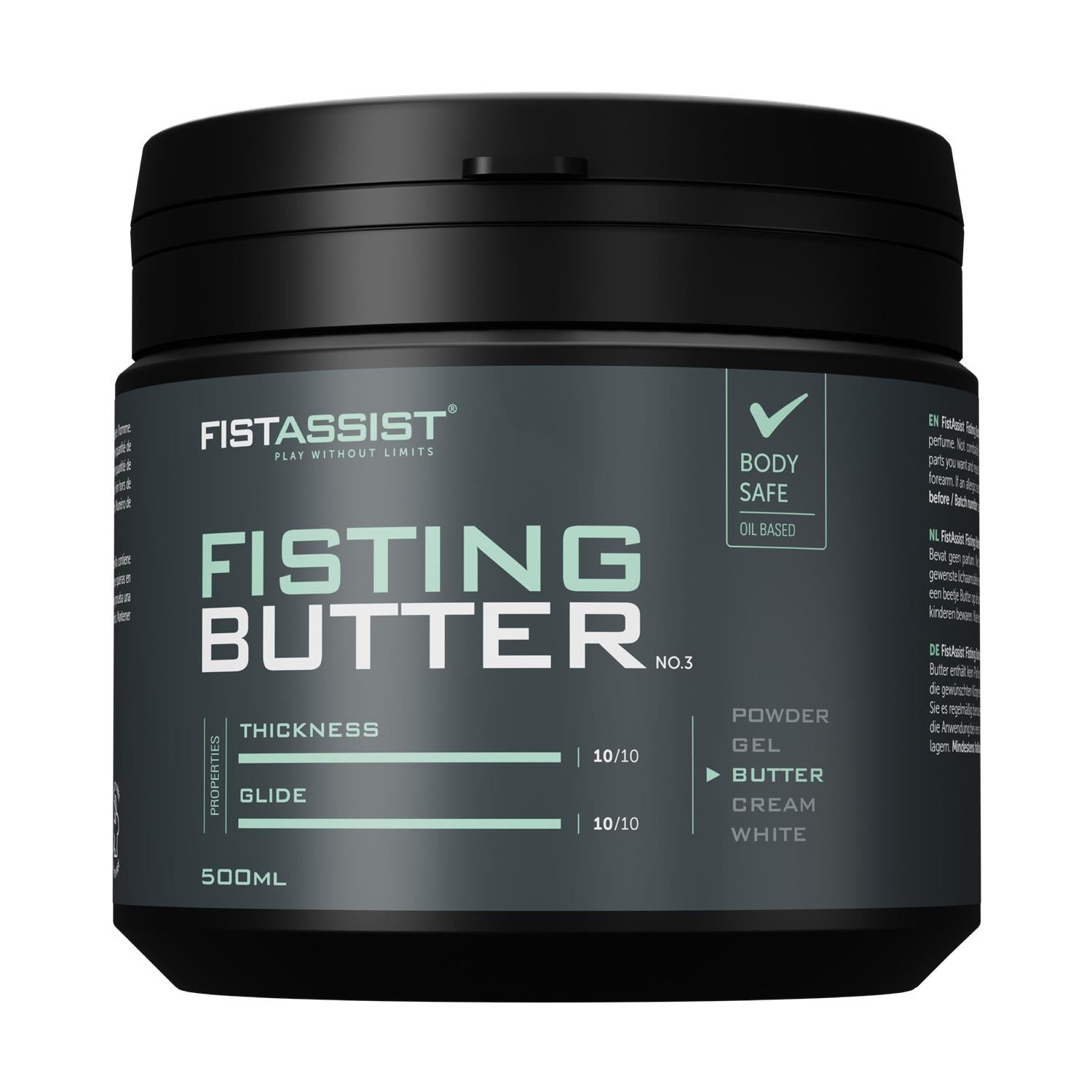 Unt pentru fisting cu ulei Fist Assist Cobeco 500ml