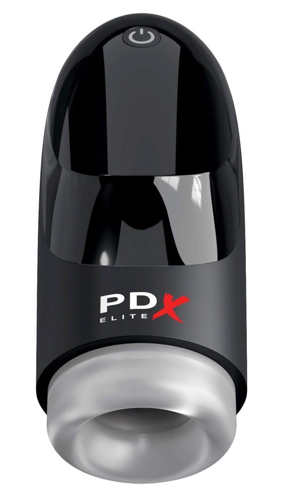 Masturbator vibrant PDX Elite Hydrogasm, impermeabil, USB, 20 cm