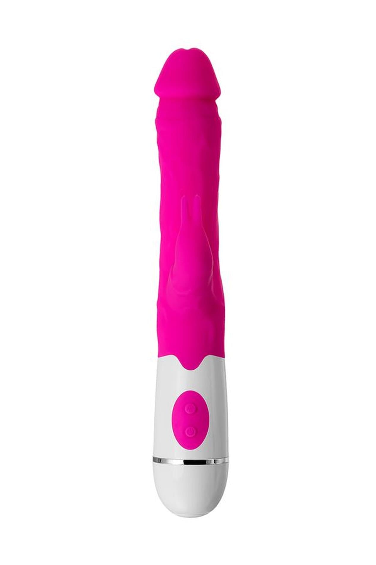 Vibrator iepuraș din silicon Mist A-Toys roz 25 cm