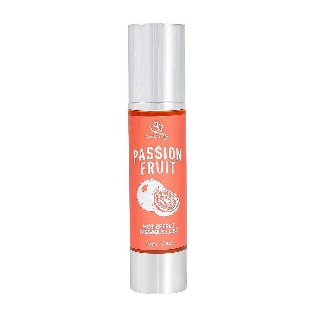 Lubrifiant încălzitor cu aromă de fructul pasiunii Secret Play 50 ml