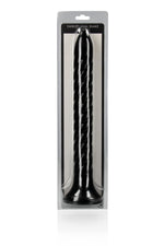 Au! Șarpe anal spiralat 30 cm Negru