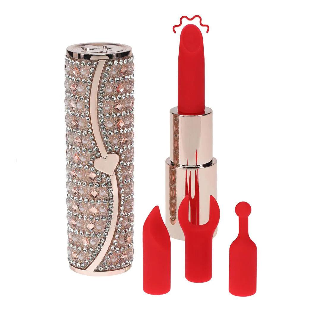 Vibrator mini ruj USB Loveline Tiffany Pink