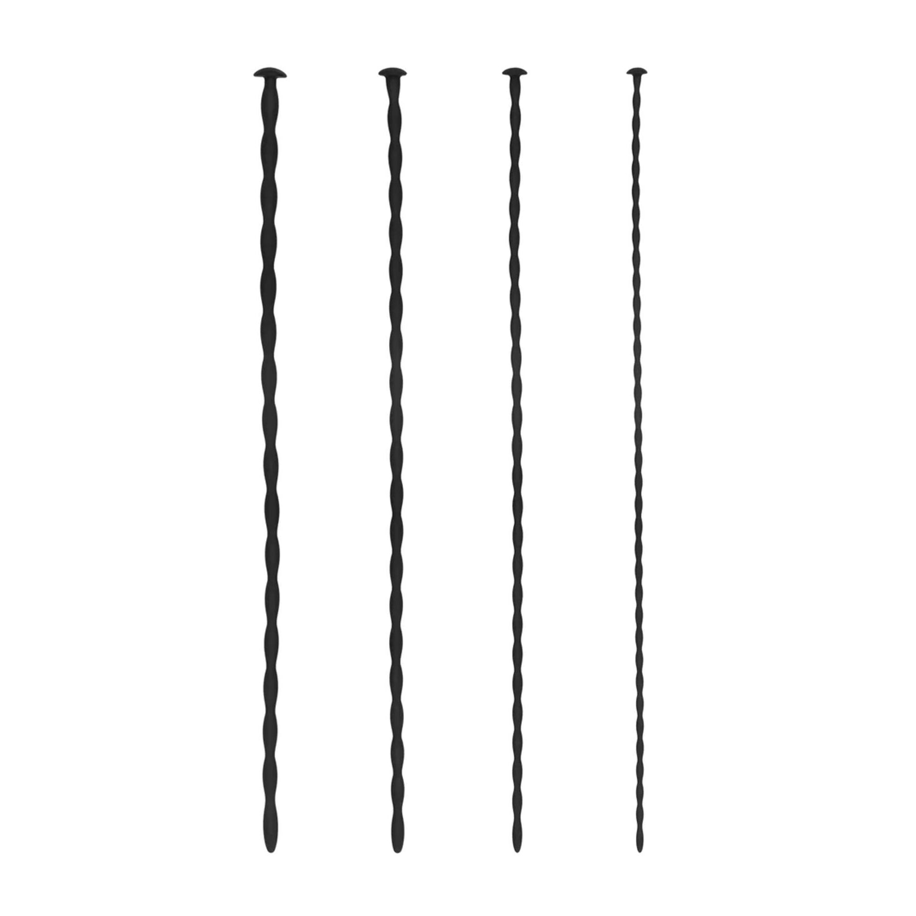 Au! Set de sonde din silicon răsucite pentru începători, 30 cm