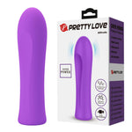 Mini vibrator Alfreda Pretty Love din silicon, 12 moduri, USB
