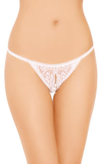 Chiloți tanga Sensual SoftLine 2227 alb S/L