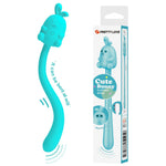 Stimulator clitoridian din silicon cu 7 vibrații, cu design drăguț și iepuraș Pretty Love, USB