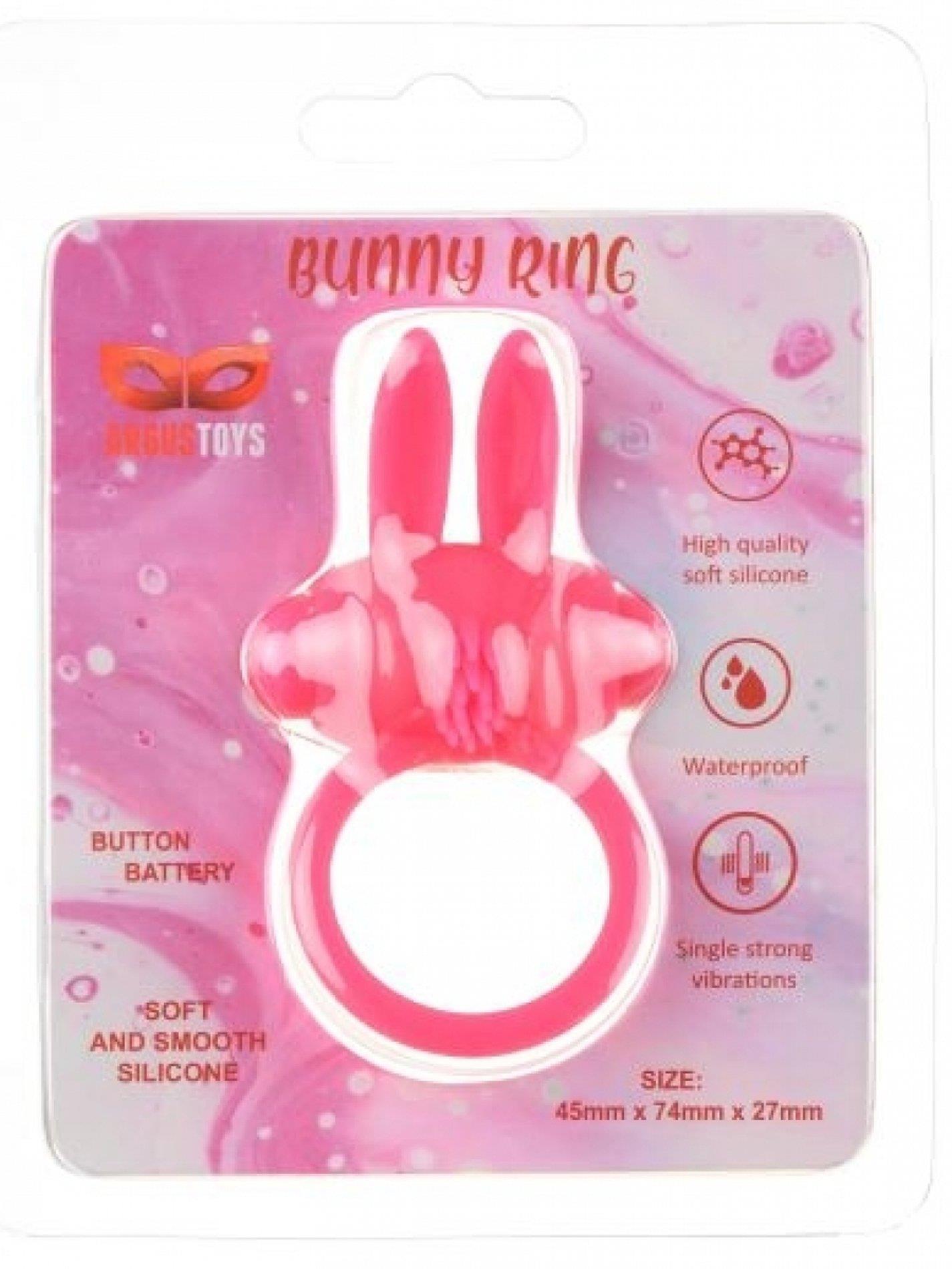 Inel vibrant Bunny Argus roz
