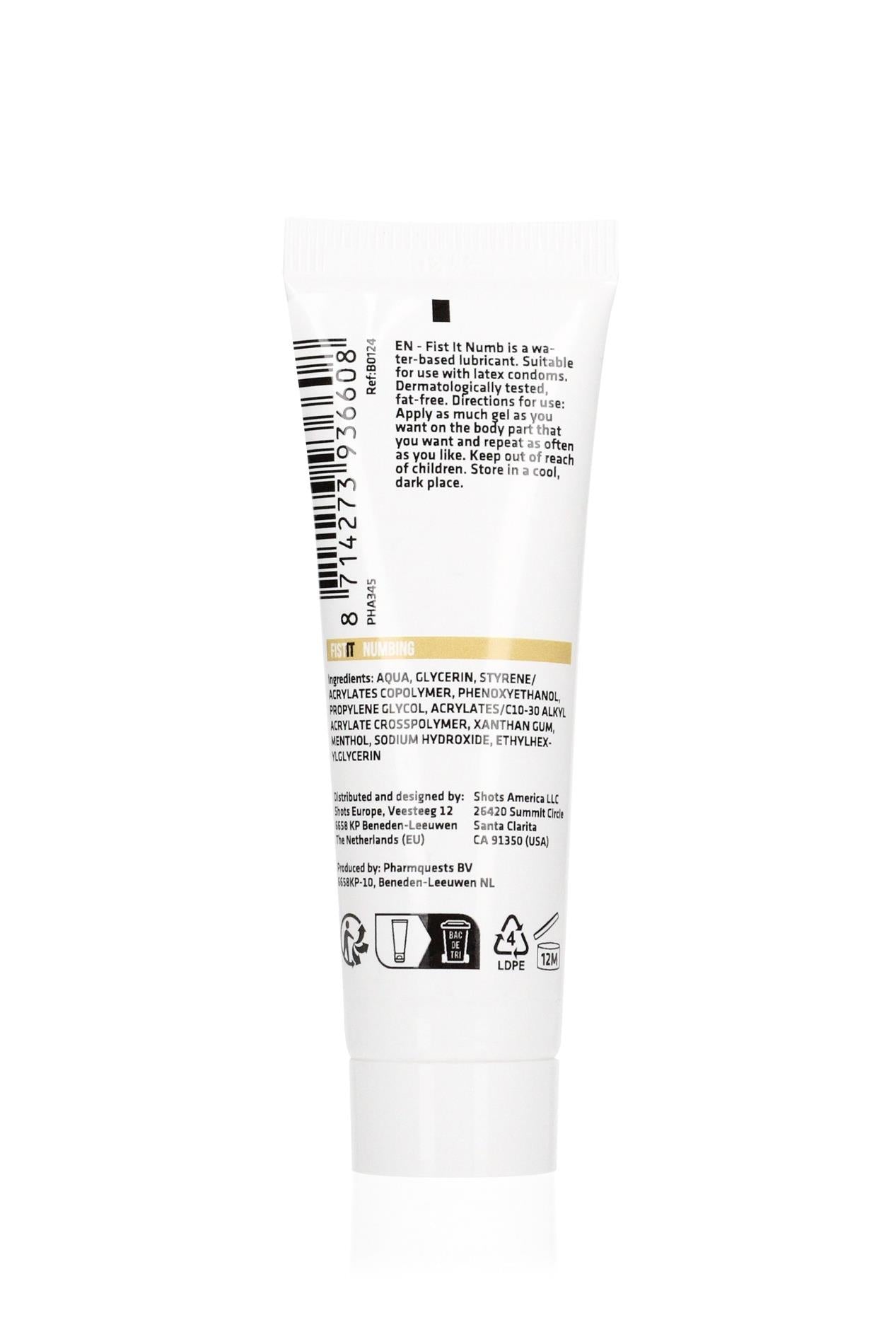 Lubrifiant anestezic Fist It 25 ml