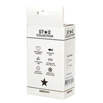 Plug anal din silicon Star Collection roz cu piatră M 8,5 cm