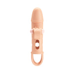 Stimulator clitoridian vibrant pentru extensia penisului Romance Flesh Color