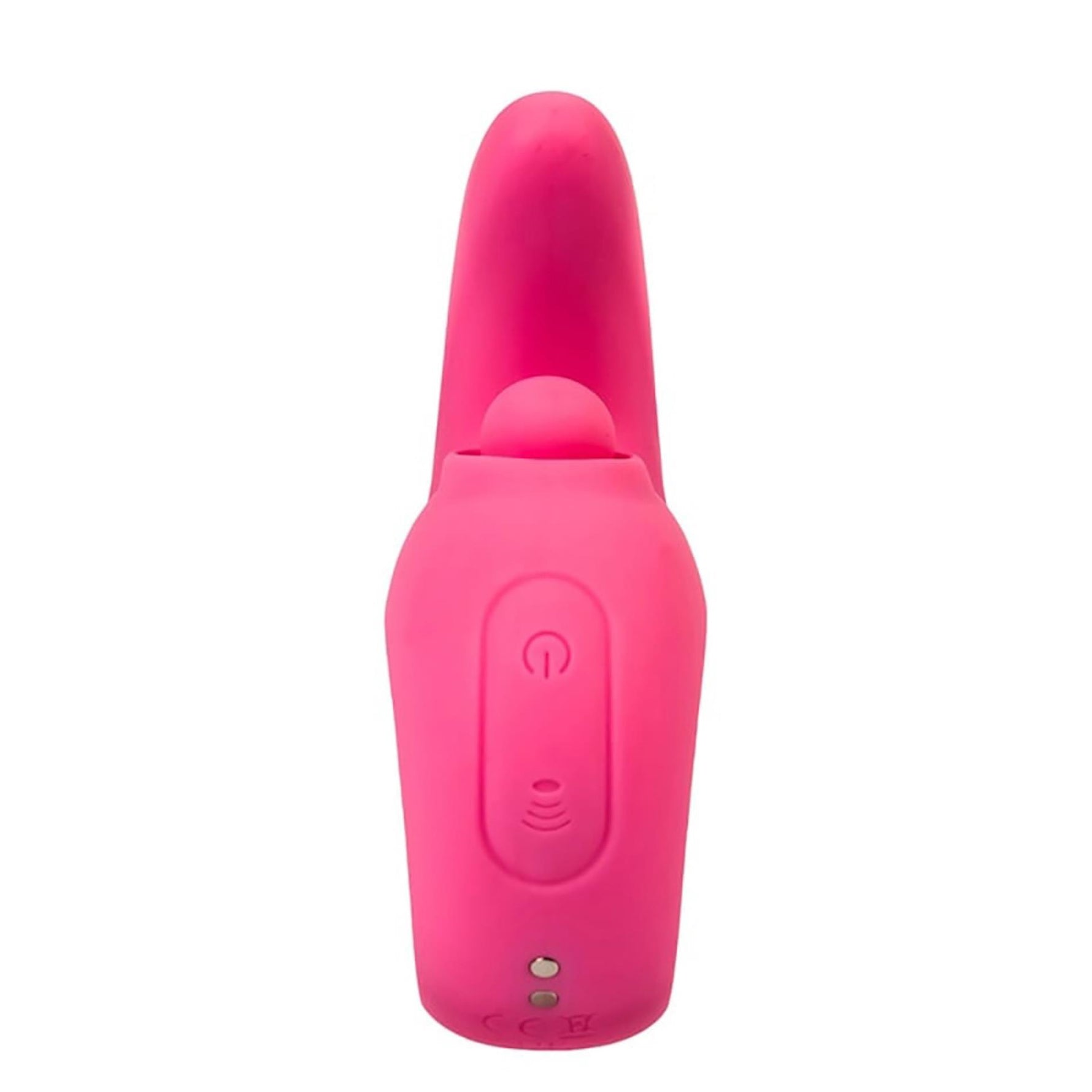 Stimulator clitoridian vibrant din silicon Fantasy cu impact USB 10,5 cm