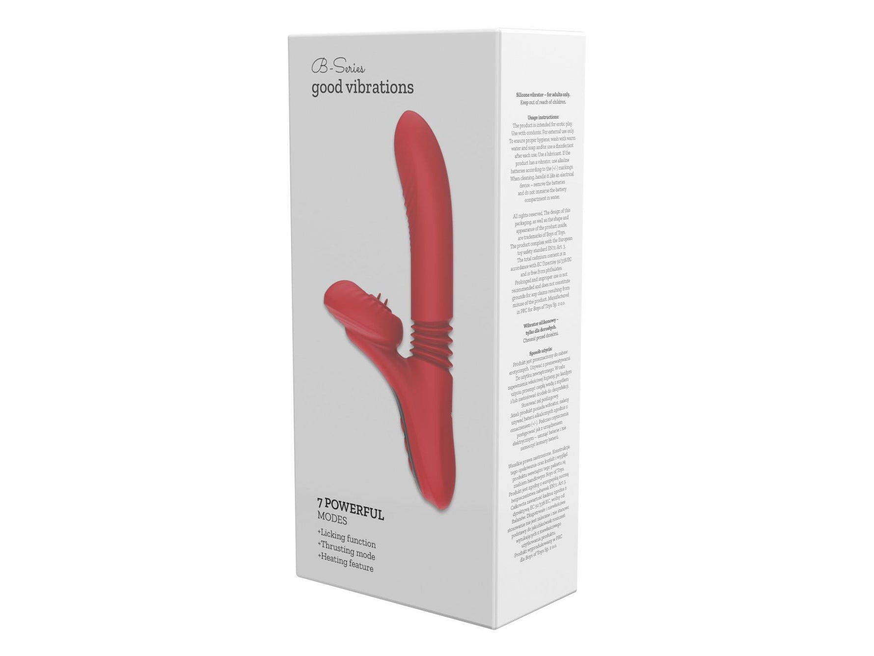 Vibrator din silicon cu 7 moduri – lingere, împingere și încălzire