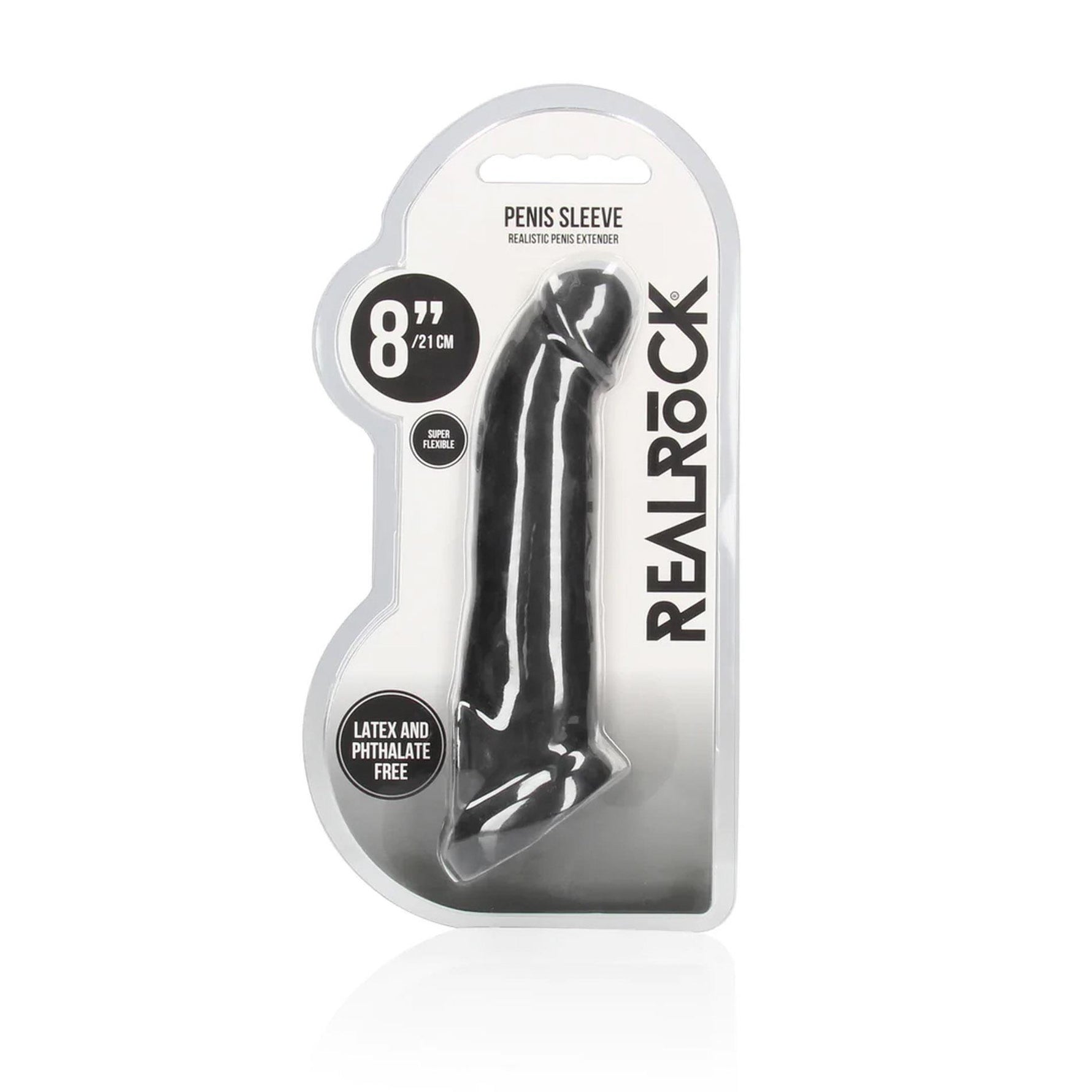 Extensor realist pentru penis RealRock 22 cm