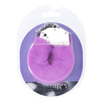 Cătușe pufoase întărite, violet