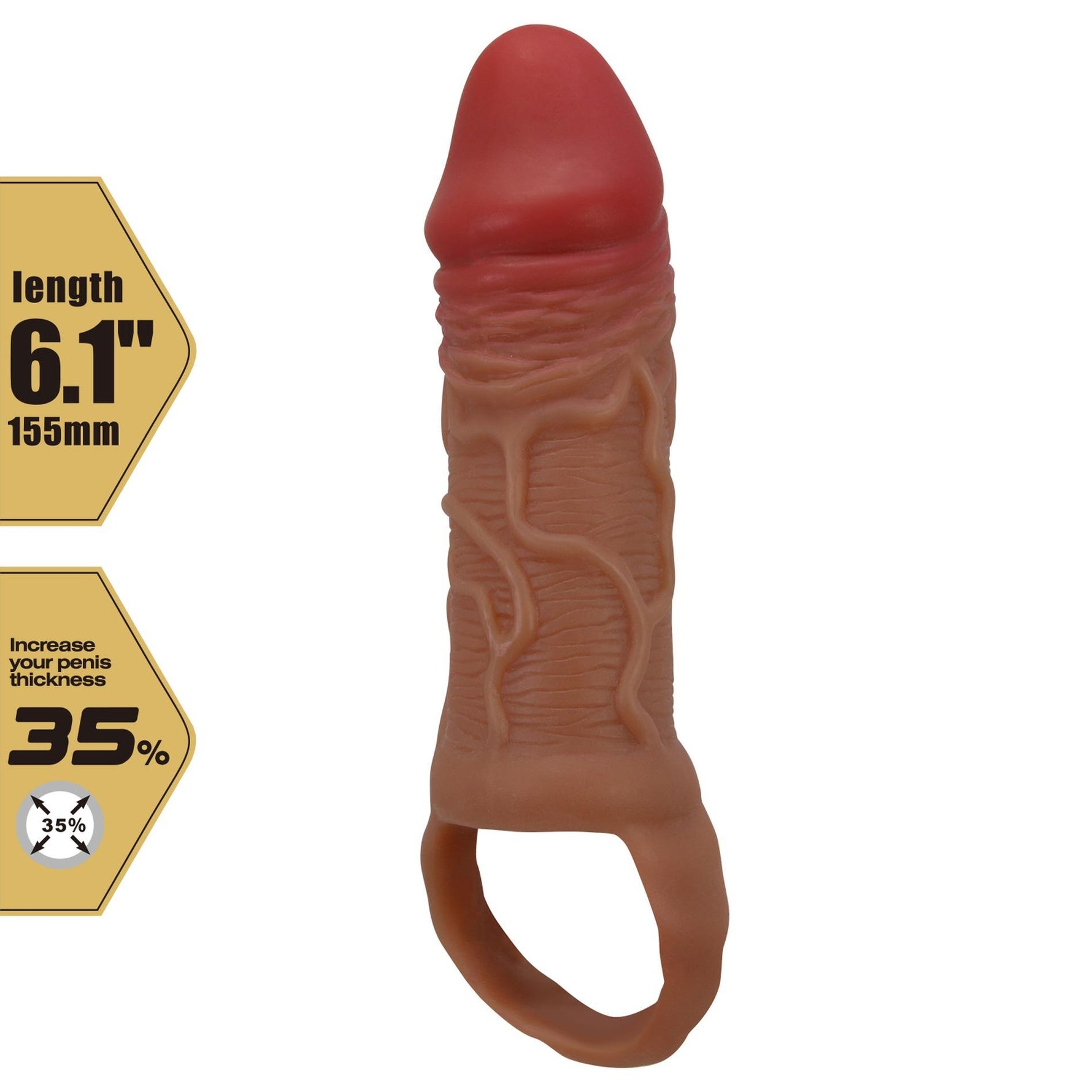 Pretty Love Peirre Extensor de penis 15,5 cm impermeabil
