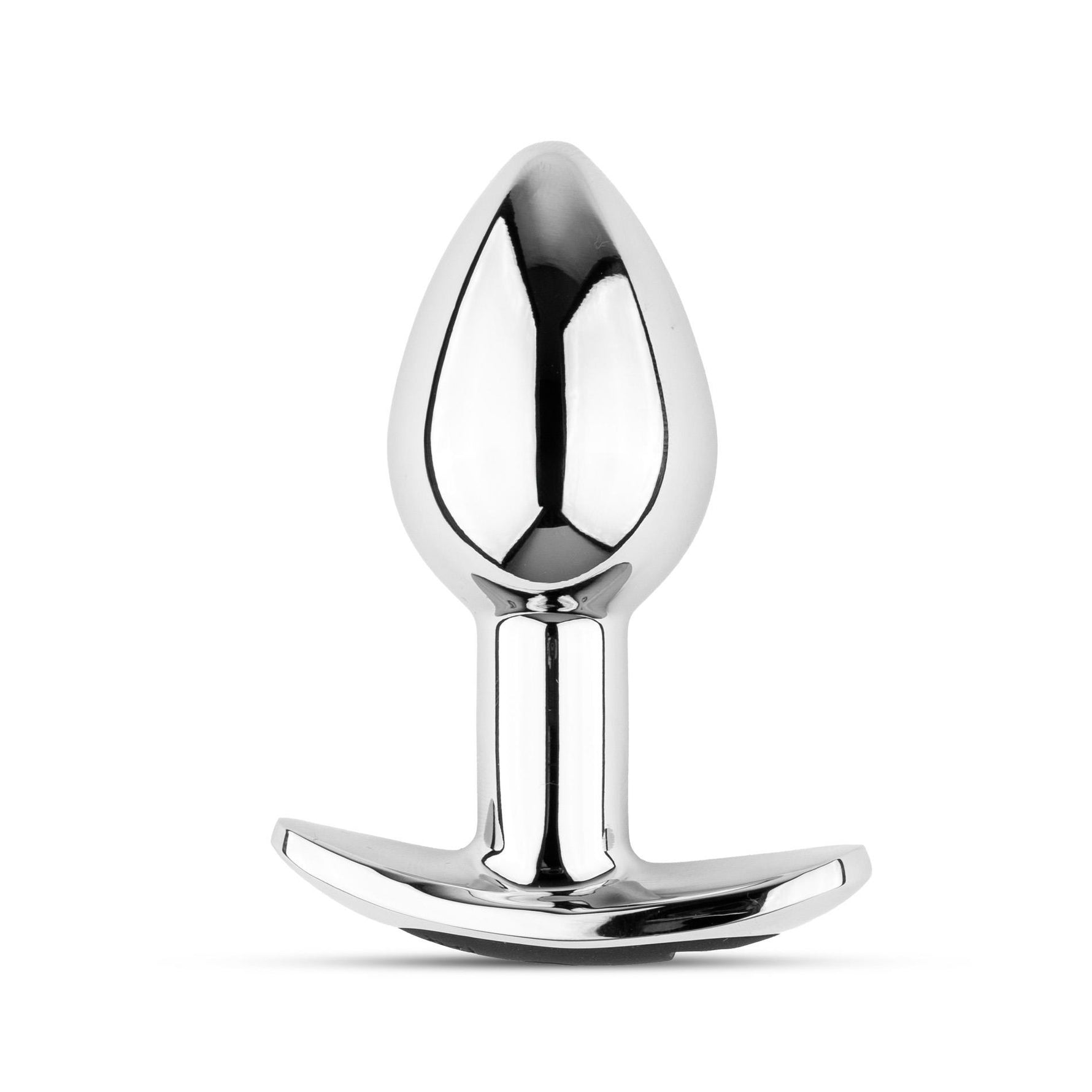 Plug anal vibrant HeavyFun din metal, seria B, cu telecomandă USB