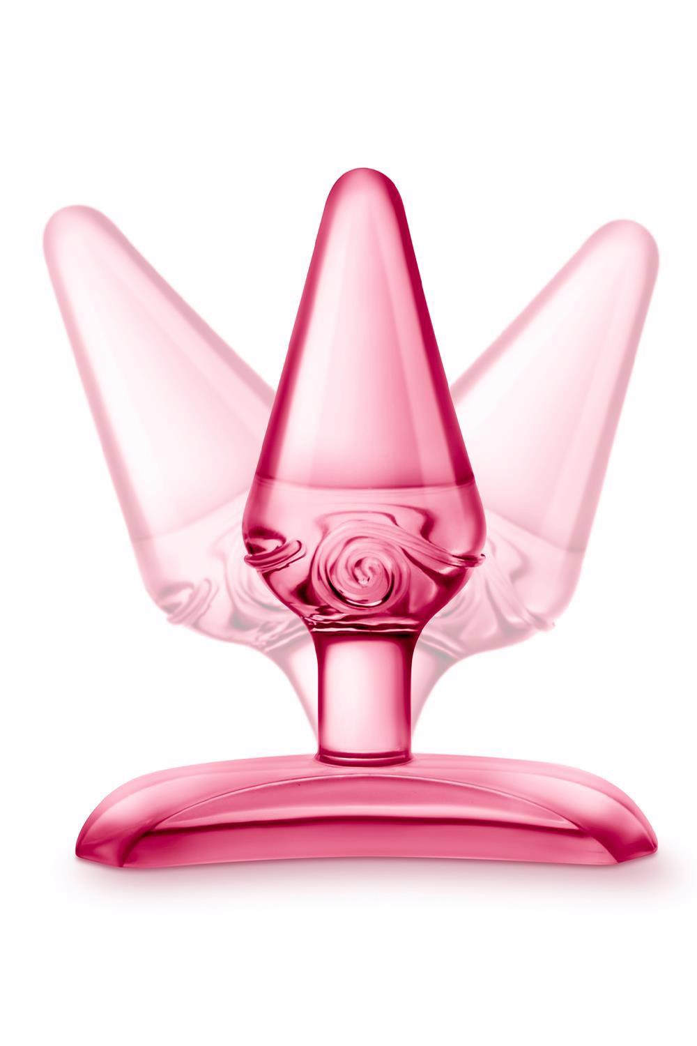 Plug anal Jolly Plug Blush TPE roz 6,9 cm