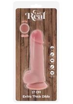 Dildo realist gros cu densitate dublă ToyJoy TPE 17 cm