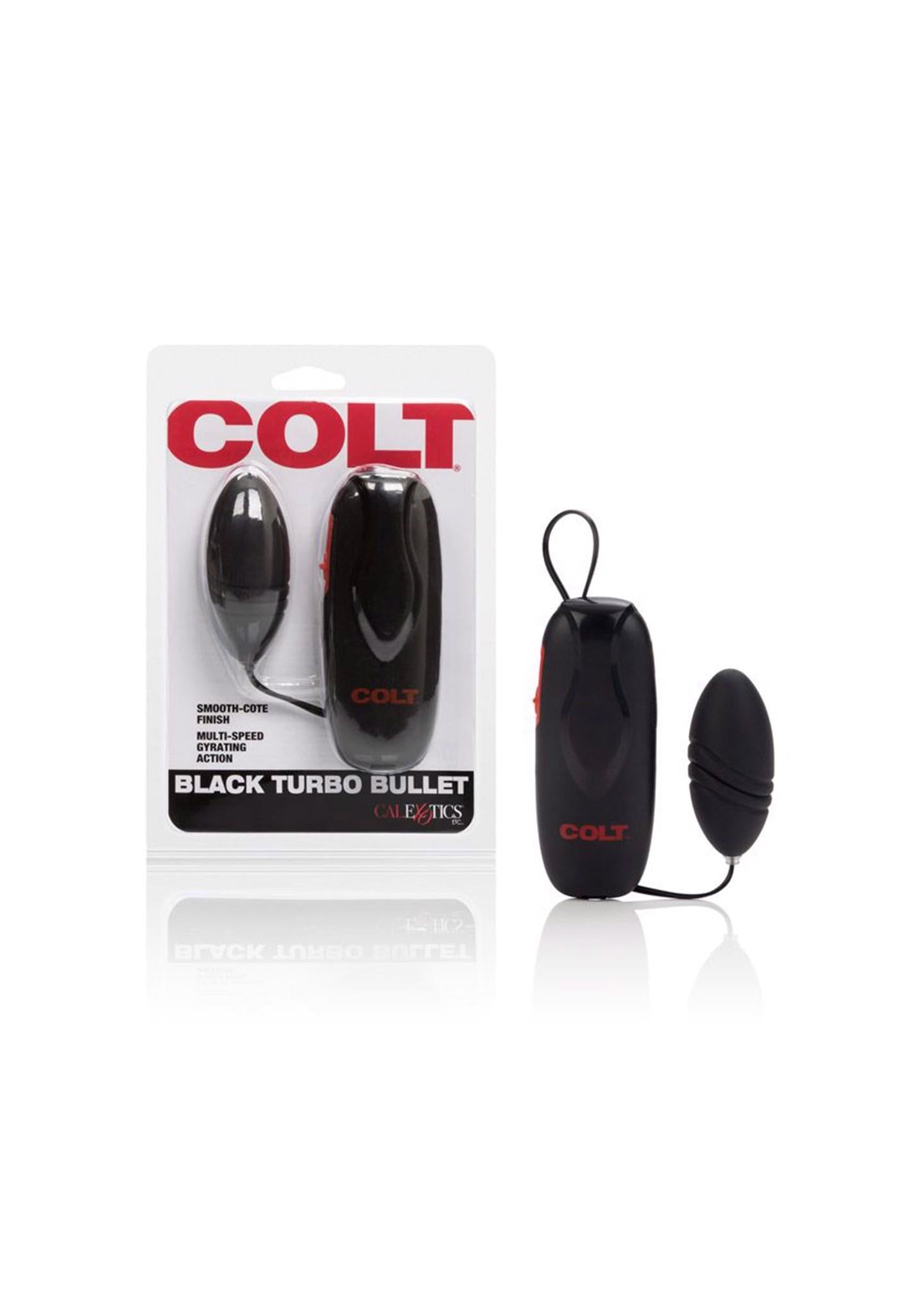 COLT Turbo Bullet Ou Vibrator Negru 7.5 cm