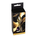 Bijuterii anale din oțel MyLove Toys cu diamant violet 7 cm