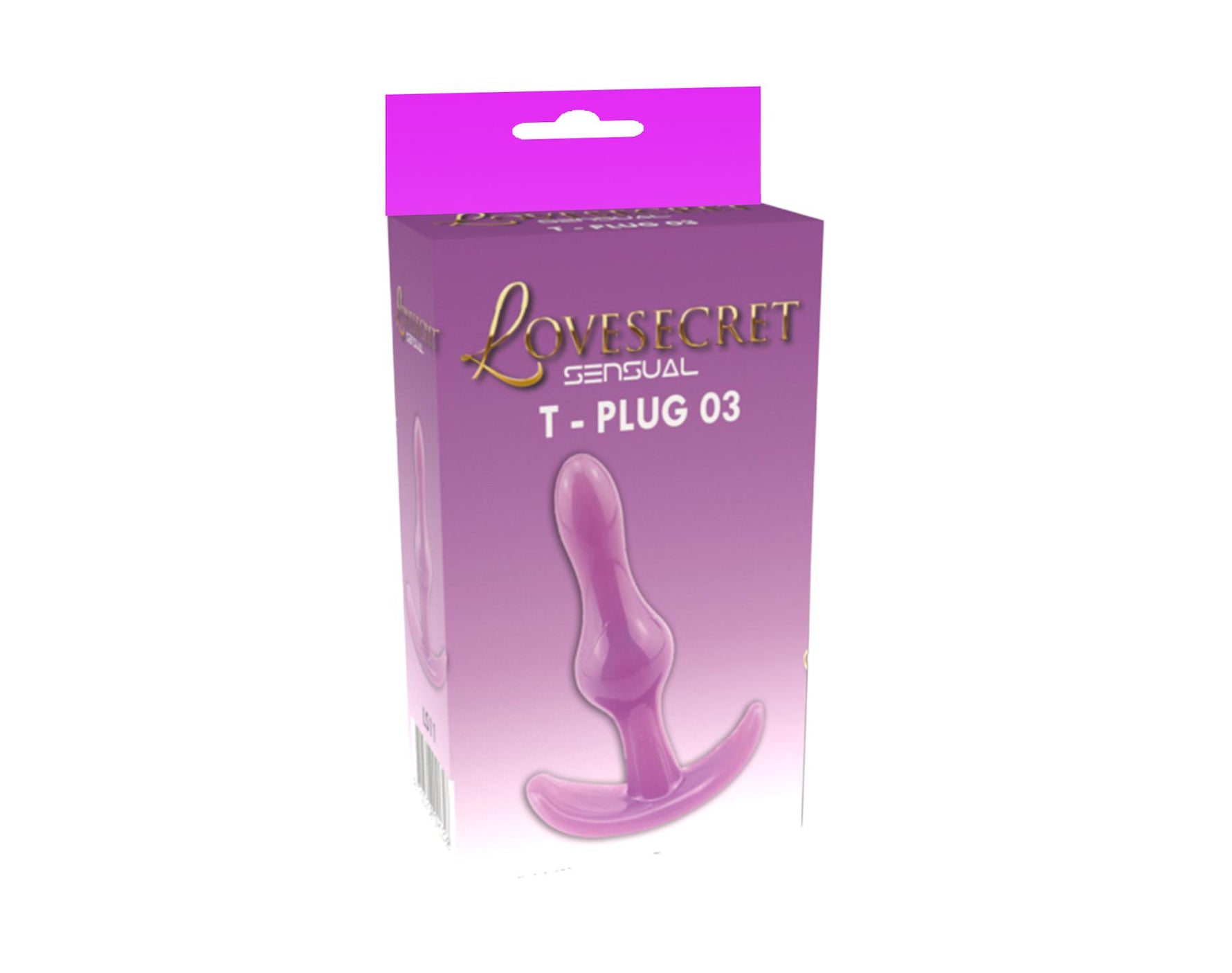 Plug anal Lovesecret T Plug 03 Violet 85 cm