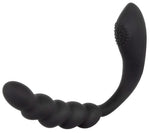 Vibrator anal flexibil din silicon Black Velvets cu USB, 26 cm