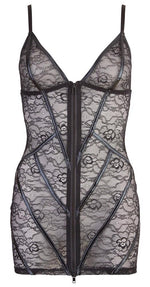 Rochie Cottelli LINGERIE din dantelă neagră XL