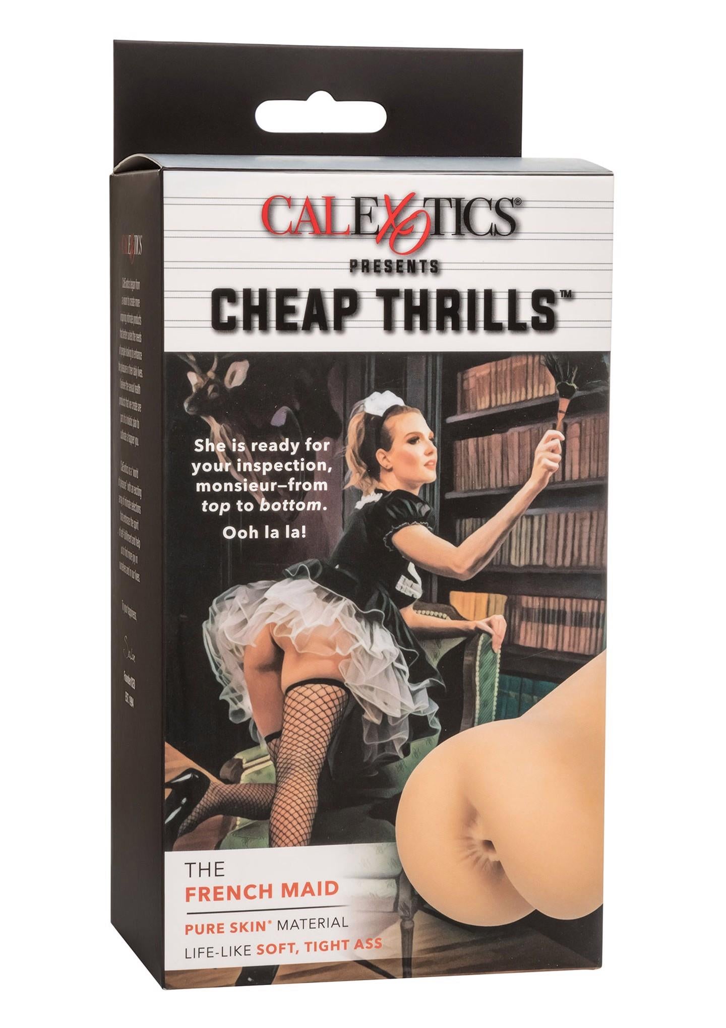 Masturbator ieftin Thrills The French Maid Calexotics cu lumină 14 cm