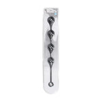Perle anale din silicon Levelz by Shots XL, negre, 5 cm