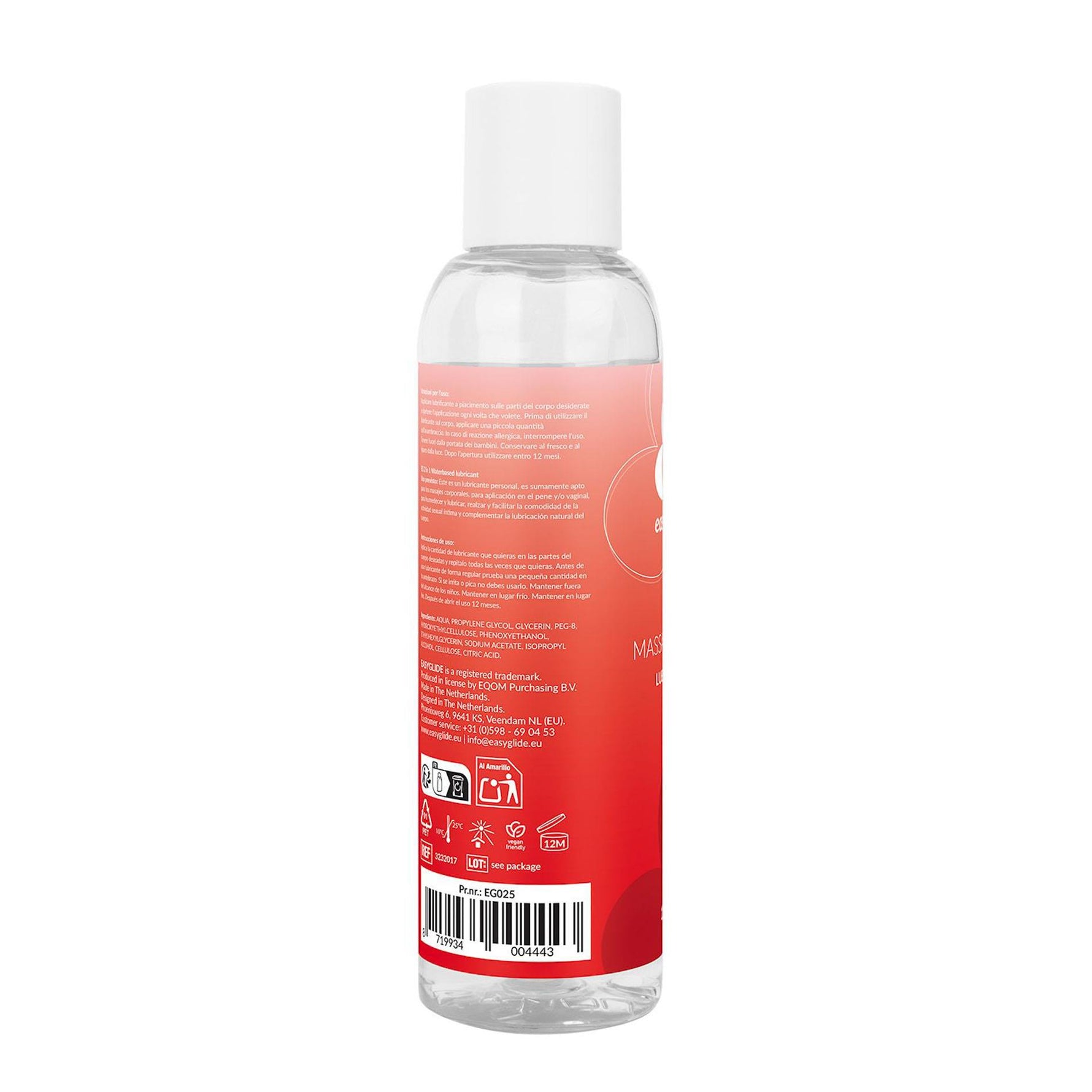 Lubrifiant și gel de masaj EasyGlide 2 în 1 pe bază de apă 150 ml