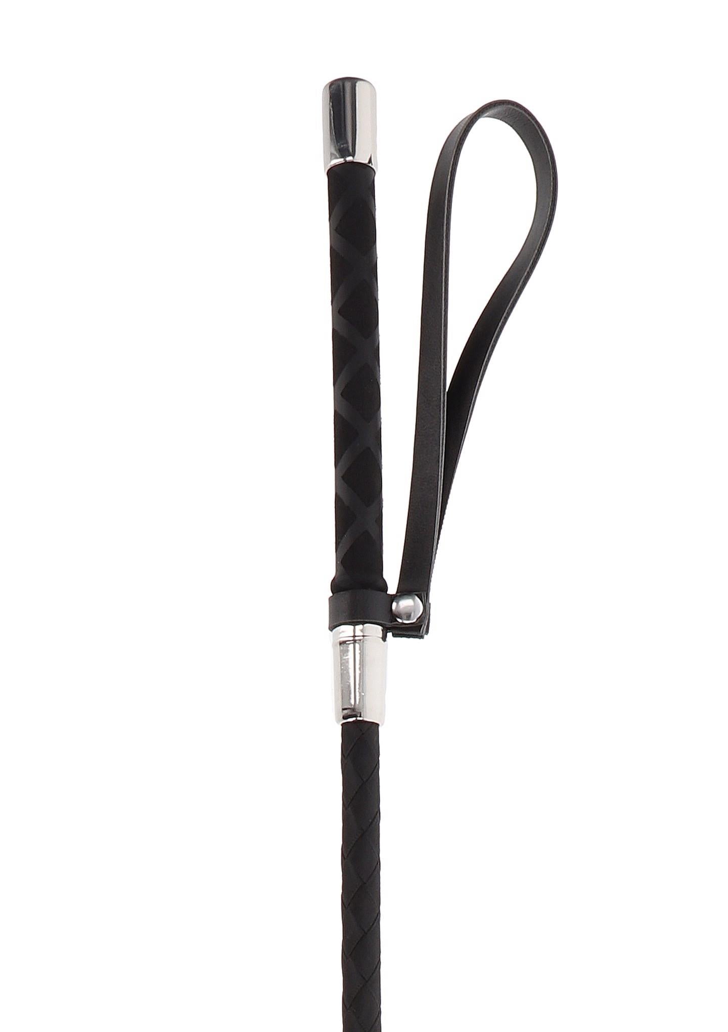 Top scurt de călărie Taboom din piele vegană, negru, 61 cm