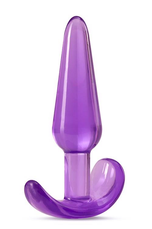 Dop anal B Yours Slim, mov, TPE, 10,8 cm