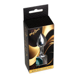 MyLove Toys bijuterii anale argintii dop verde 7 cm
