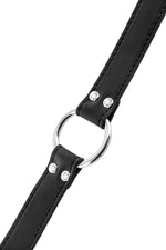 Inel metalic Fetish Tentation, negru, 48 mm