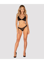 Set lenjerie erotică Latinesa Obsessive negru M/L