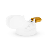 Cușcă pentru penis HeavyFun din silicon 7 cm cu 5 inele