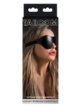 Mască de ochi vegană Taboom Intense Dark, neagră, 21 cm